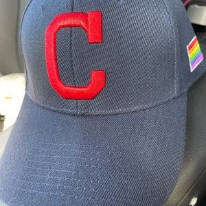 Cleveland Indians pride baseball cap